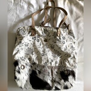 Women’s Myra Bag with Real Cowhide Leather (Hairon Bag)
